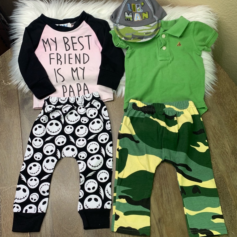 Two Full Outfits plus “Lil Man” Hat